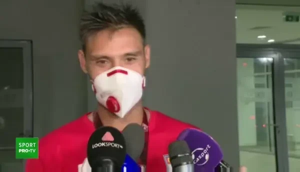 E o bucurie enorma dupa atatea probleme... Am fost ingrijorati, am dormit putin. Am avut o sedinta inaintea meciului cu Steaua, am facut un compromis si s-a vazut ca a fost o alta atitudine. Nu vreau sa vorbesc de nationala, o sa vedeti voi daca merg, d