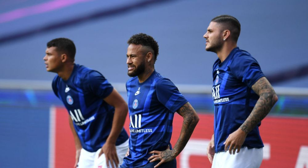 Sa-i sara inima, nu alta! :) Neymar, victima coechipierilor in Lisabona! Cum l-au speriat fotbalistii lui PSG&nbsp;