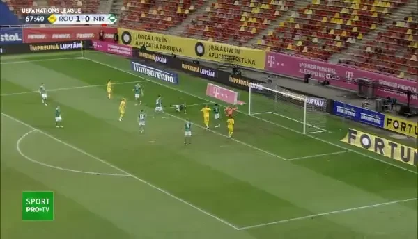 Peacock Farell intervine excelent la sutul lui Nicusor Stanciu!