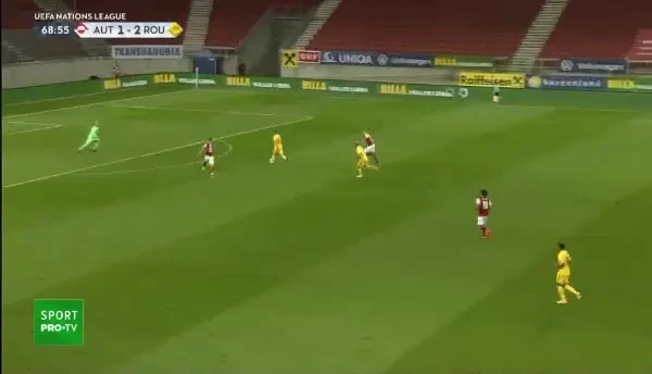 Avem 10 la nationala! Lob SUPERB al lui Maxim pentru golul 3 al Romaniei! Cum a marcat