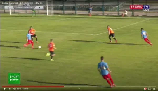 GOL INCREDIBIL pentru Steaua! Faza zilei in Romania: ce au facut adversarii cand au vazut mingea