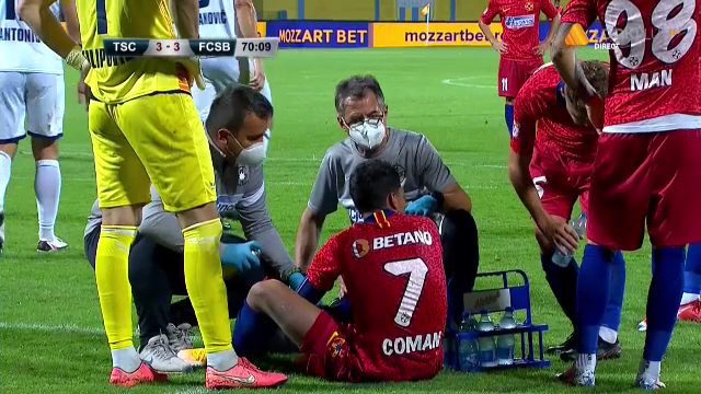 COMAN, LUAT CU COASA! Imagini GREU DE PRIVIT: Becali tremura: Coman a iesit in urlete si lacrimi din teren! N-a putut sa paseasca singur gazonul_13
