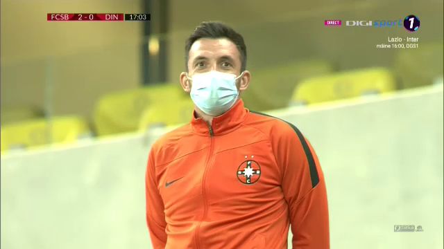 Straton, suferinta si bucurie in acelasi timp! :) Cum s-a bucurat portarul FCSB dupa golul de 2-0, inscris de Cristea_3