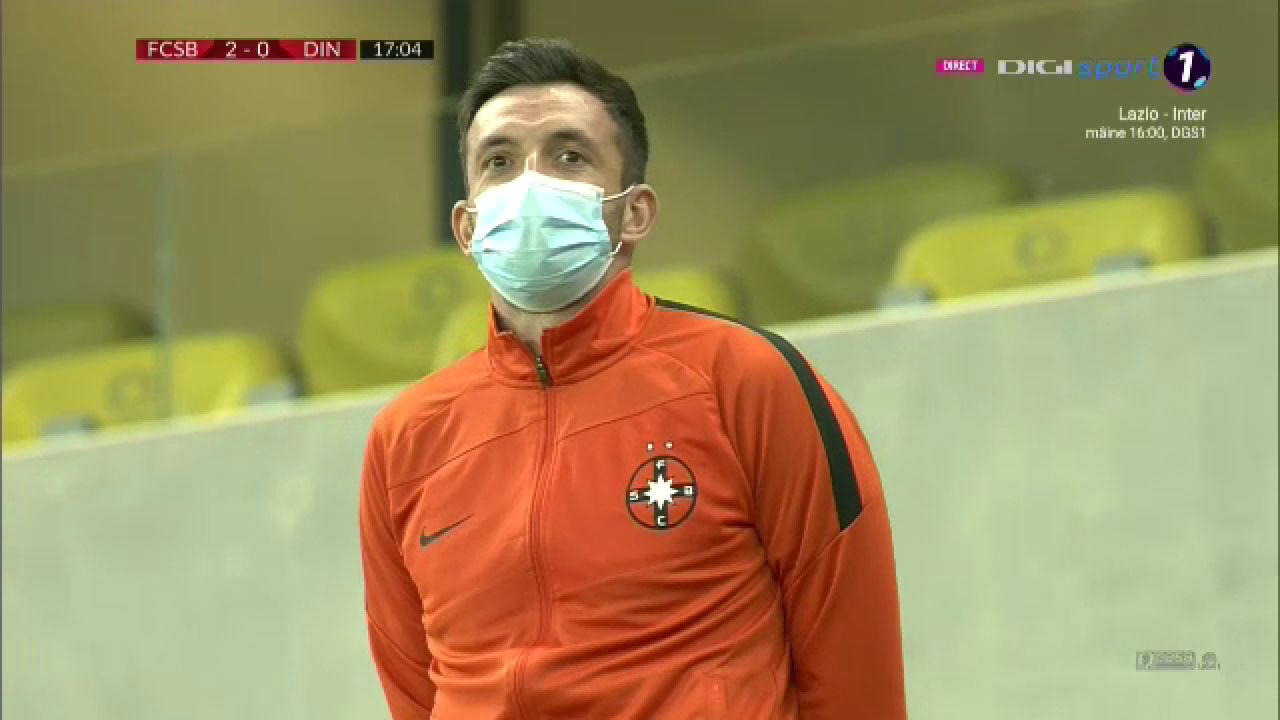 Straton, suferinta si bucurie in acelasi timp! :) Cum s-a bucurat portarul FCSB dupa golul de 2-0, inscris de Cristea_5