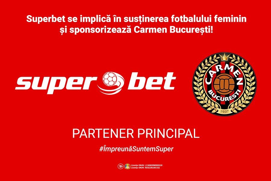 (P) Superbet devine prima agentie de pariuri din Romania care sponsorizeaza o echipa de fotbal feminin
