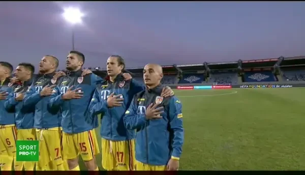 Moment EMOTIONANT la intonarea imnurilor! Camora a cantat pentru prima oara 'Desteapta-te, romane!" si a stiut toate versurile