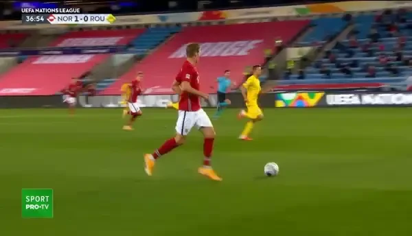 Odegaard suteaza, dar Tatarusanu e atent si respinge