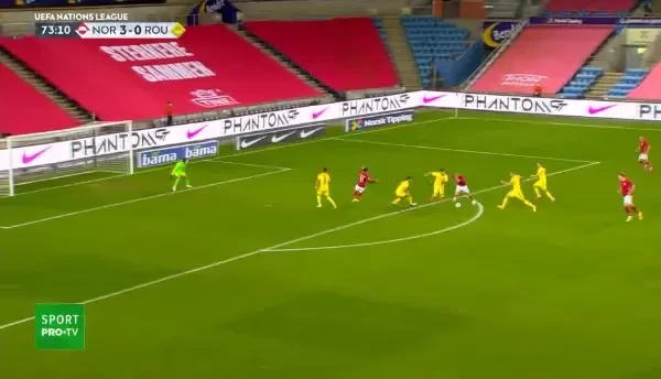 4-0! TUN al lui Haaland, care RUPE FARA MILA din nationala Romaniei! Hattrick pentru pustiul DINAMITA al Norvegiei. Romania, spulberata la Oslo.