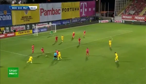 Man are prima ocazie importanta a meciului cu Malta U21.