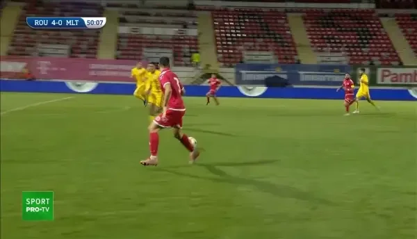 Gol Malta U21! Elouni micsoreaza diferenta in startul reprizei secunde.