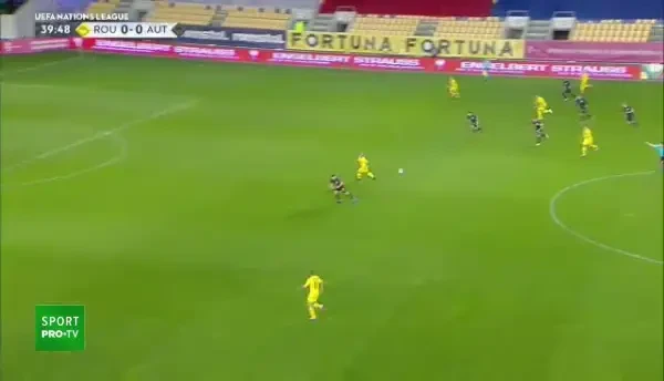 Bancu rateaza o ocazie URIASA pentru Romania dupa un sut slab.