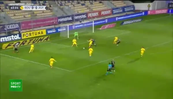 Austria are prima ocazie importanta a reprizei secunde! Tatarusanu nu are probleme!