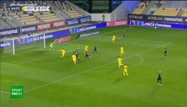 Baumgartner isi trece in cont inca o ratare uriasa, dupa interventia reusita de Tatarusanu.