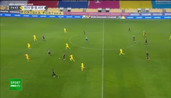 GOL Austria! Schopf il invinge pe Tatarusanu cu un sut pe jos.