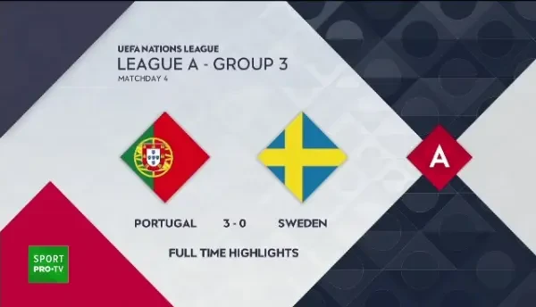 PORTUGALIA 3-0 SUEDIA