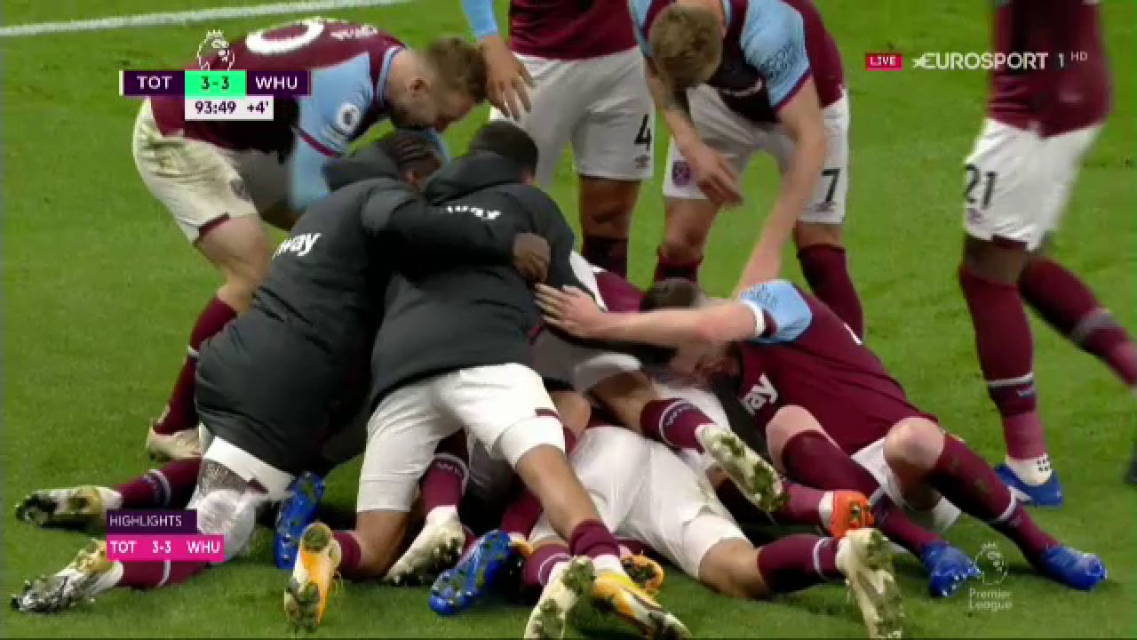 Opriti-va din TOT CE FACETI! Tocmai s-a marcat golul sezonului! SOC pentru Mourinho in minutul 94! Gol EXTRATERESTRU in Tottenham-West Ham_6