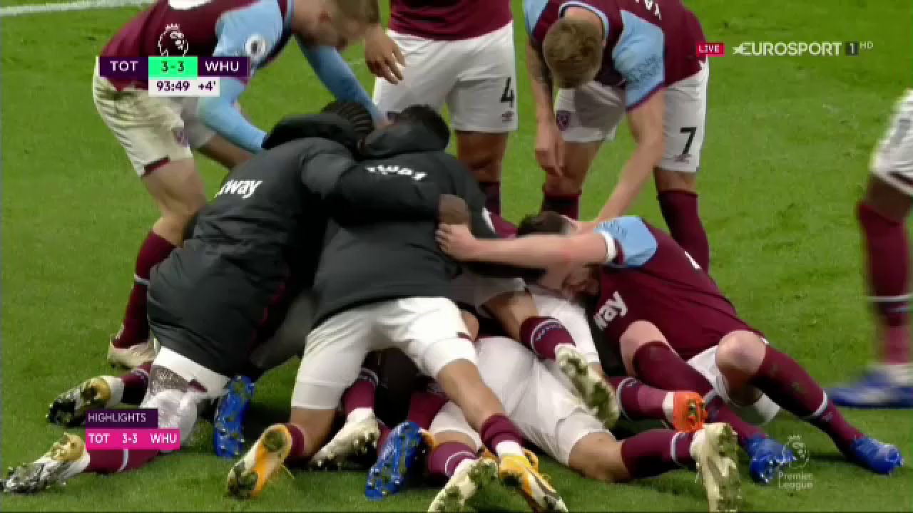 Opriti-va din TOT CE FACETI! Tocmai s-a marcat golul sezonului! SOC pentru Mourinho in minutul 94! Gol EXTRATERESTRU in Tottenham-West Ham_7