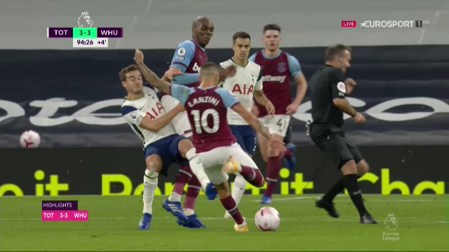 Opriti-va din TOT CE FACETI! Tocmai s-a marcat golul sezonului! SOC pentru Mourinho in minutul 94! Gol EXTRATERESTRU in Tottenham-West Ham_12
