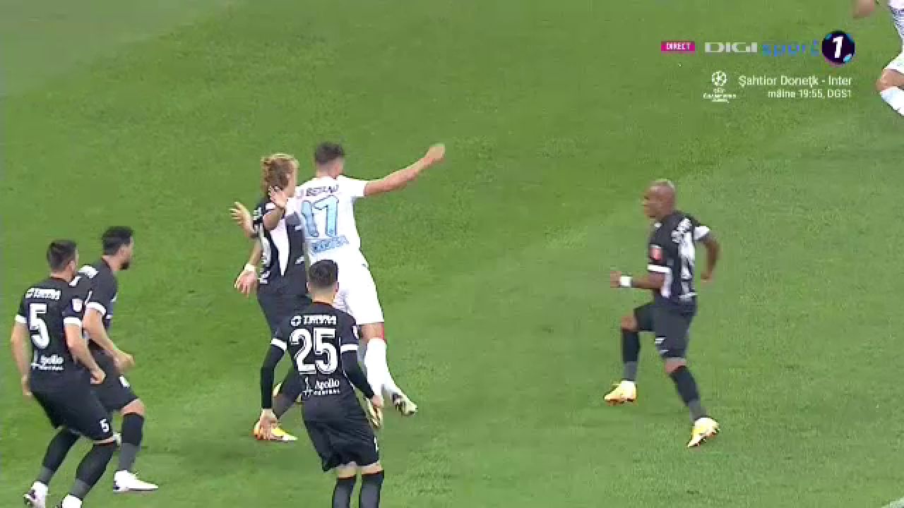 VIDEO: NICI NEUER n-o scotea p-asta! Gol FANTASTIC pentru Cristea in FCSB - Hermannstadt! Executie de senzatie a fundasului_1