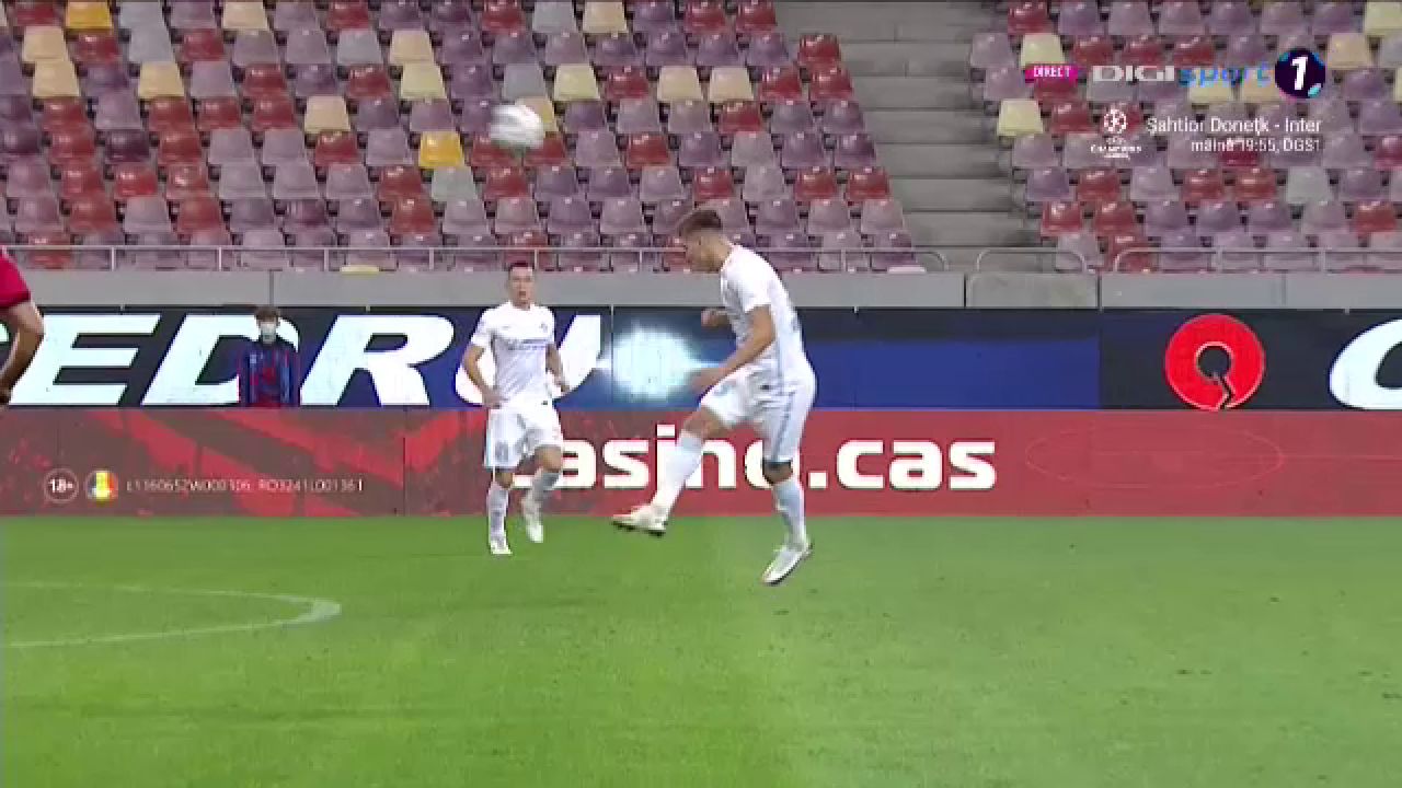 VIDEO: NICI NEUER n-o scotea p-asta! Gol FANTASTIC pentru Cristea in FCSB - Hermannstadt! Executie de senzatie a fundasului_6