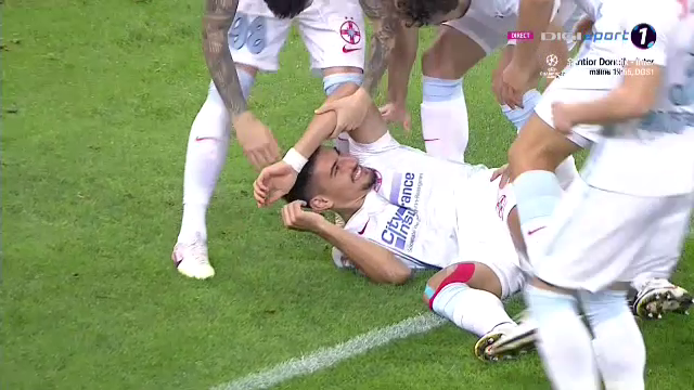 VIDEO: NICI NEUER n-o scotea p-asta! Gol FANTASTIC pentru Cristea in FCSB - Hermannstadt! Executie de senzatie a fundasului_12
