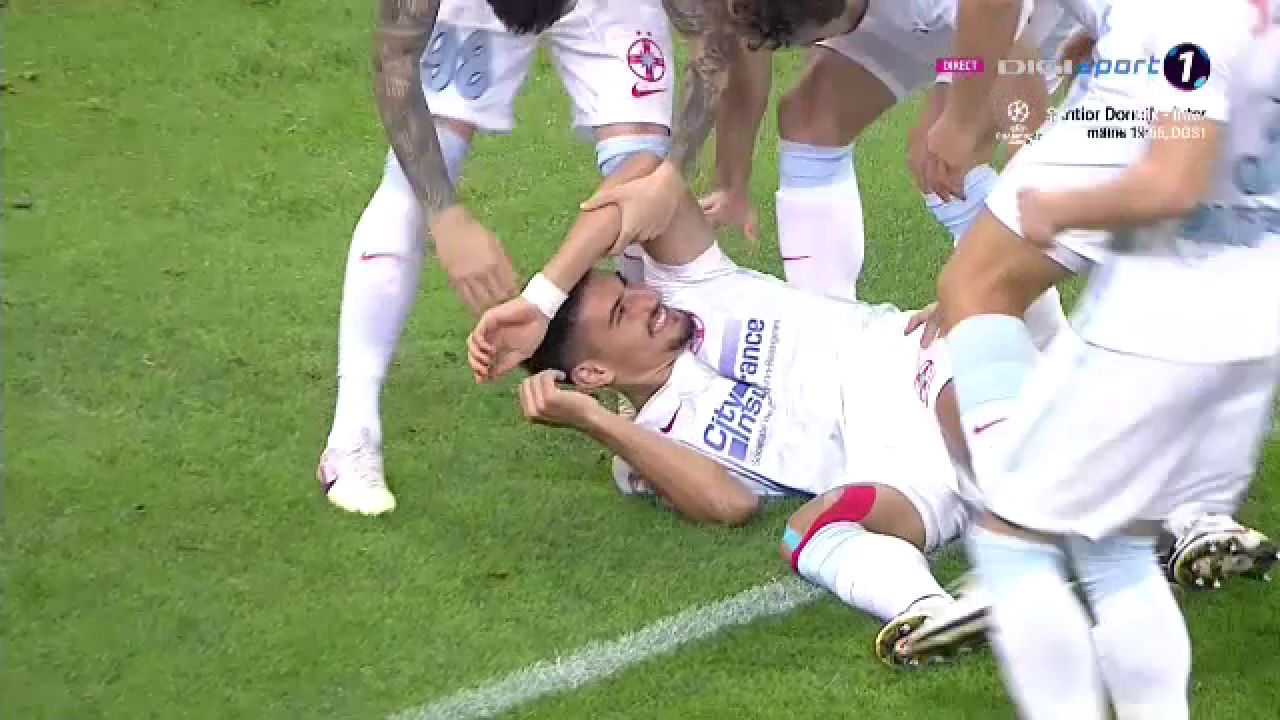 VIDEO: NICI NEUER n-o scotea p-asta! Gol FANTASTIC pentru Cristea in FCSB - Hermannstadt! Executie de senzatie a fundasului_12