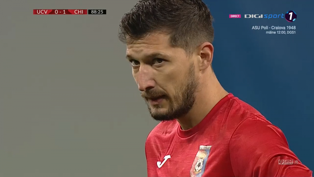 Mihai Costea a evoluat din nou in Liga 1 dupa patru ani! Fotbalistul a debutat pentru Chindia in victoria contra Craiovei: 