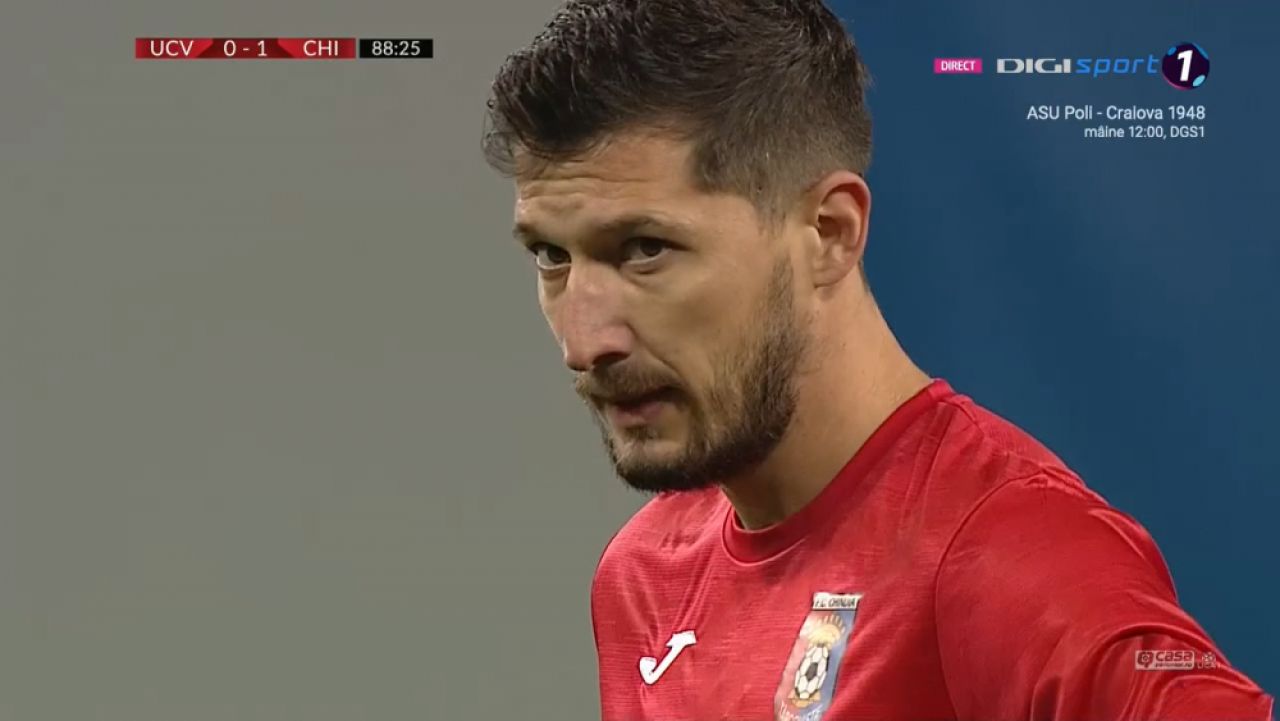 Mihai Costea a evoluat din nou in Liga 1 dupa patru ani! Fotbalistul a debutat pentru Chindia in victoria contra Craiovei: