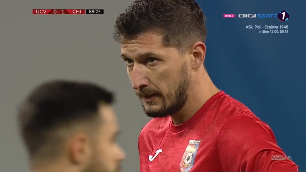 Mihai Costea a evoluat din nou in Liga 1 dupa patru ani! Fotbalistul a debutat pentru Chindia in victoria contra Craiovei: 
