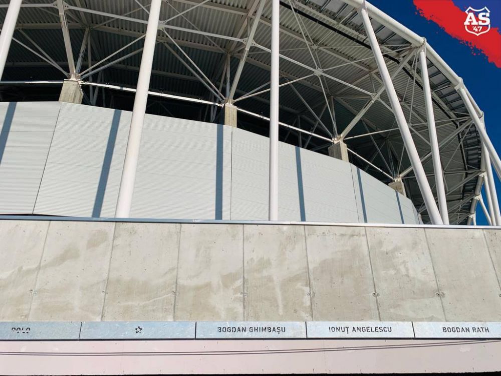 Noi imagini cu BIJUTERIA din Ghencea! Numele legendelor Stelei apar pe fatada stadionului! Cum arata _1
