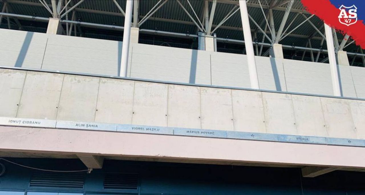 Noi imagini cu BIJUTERIA din Ghencea! Numele legendelor Stelei apar pe fatada stadionului! Cum arata _3