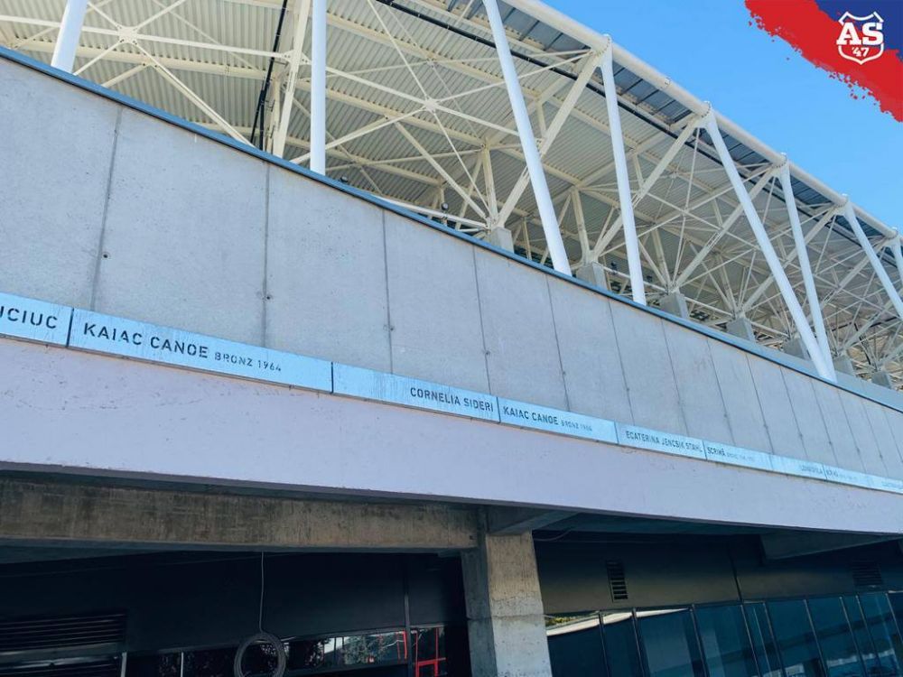 Noi imagini cu BIJUTERIA din Ghencea! Numele legendelor Stelei apar pe fatada stadionului! Cum arata _5