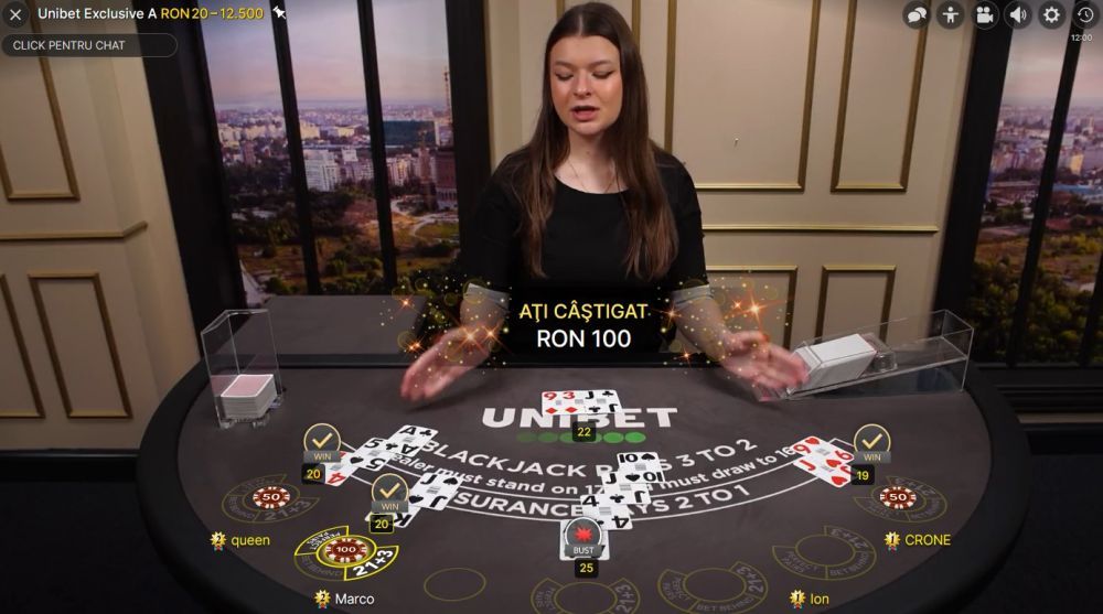(P) Mesele exclusive de Blackjack Live Unibet aduc premii extra_2