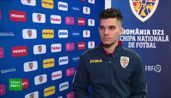 Ianis Hagi, sceptic inaintea meciului decisiv cu Danemarca U21: "Cu siguranta va fi greu pentru ca stim nivelul"