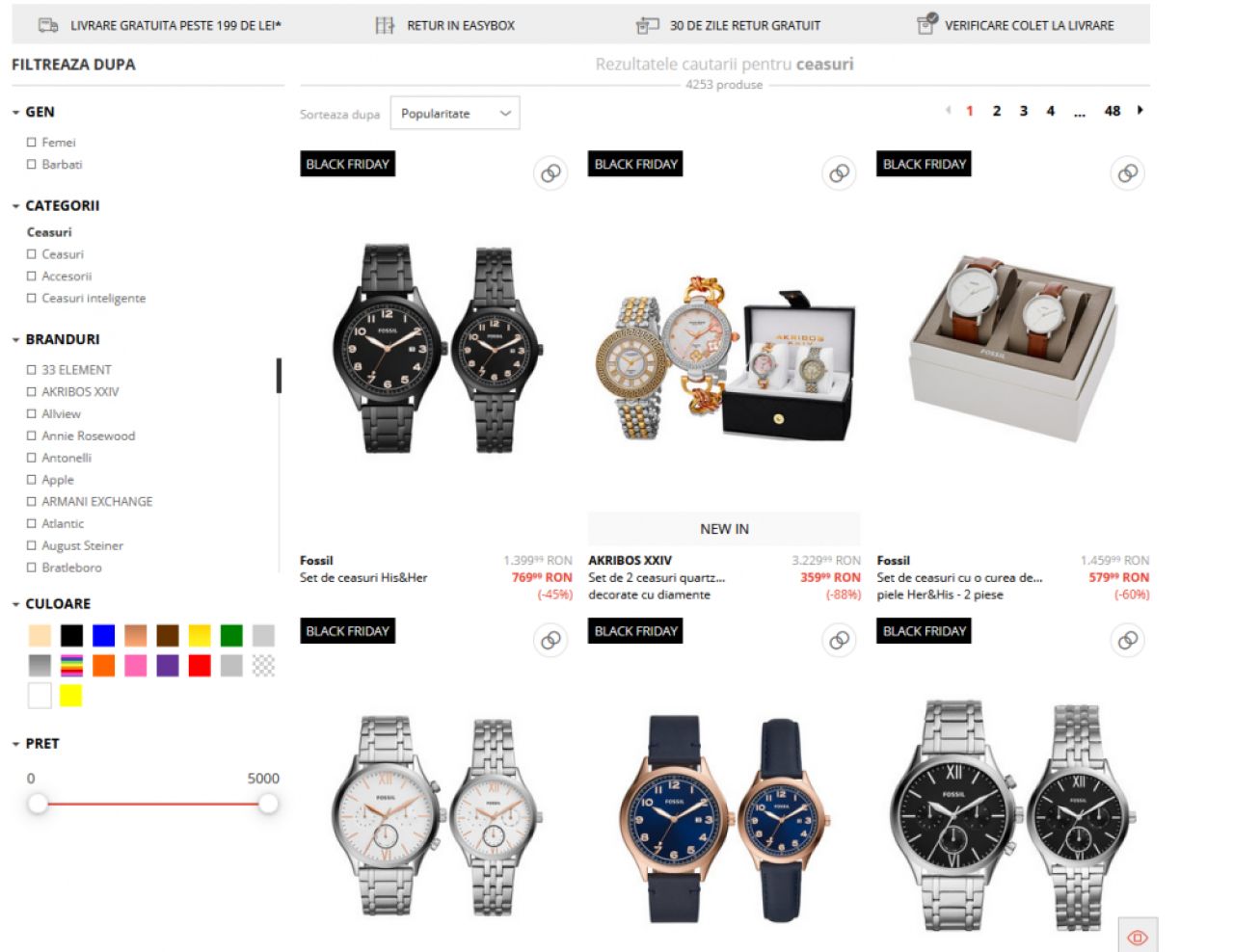 Ceas cronograf de la Guess redus de la 999,99 lei la 319,99 lei! Reduceri URIASE la Fashion Days daca te hotarasti sa cumperi ACUM_1