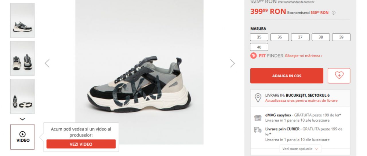 Pantofi sport redusi de la 929,99 lei la 399,99 lei pentru Black Friday 2020! Geaca redusa cu 74%: costa acum doar 139,99 lei! AICI AI REDUCERILE COMPLETE_4