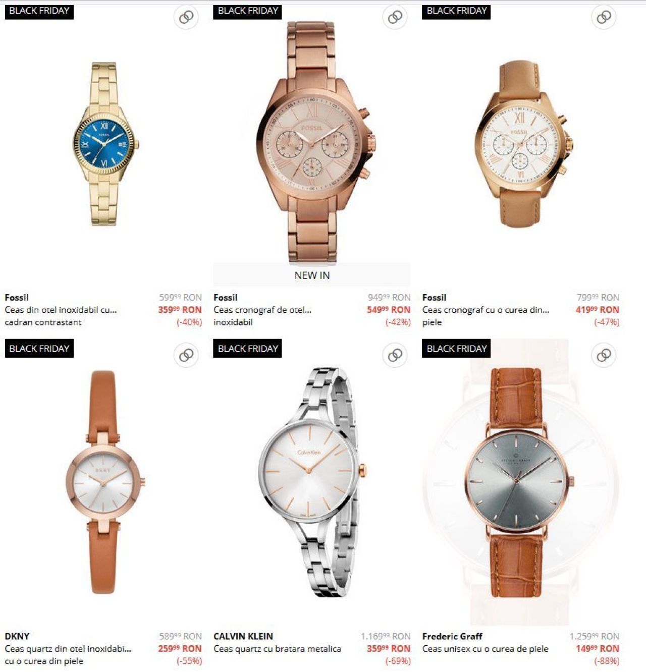 Ceas Fossil la 249 RON, redus de la 599! Black Friday 2020 a inceput pe Fashion Days! MEGA-OFERTA si la ceasul Walter Bach! 84% REDUCERE de la 2319 RON! Preturi de neratat_4