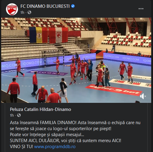 Pana si canalul OFICIAL DE FACEBOOK al lui Dinamo il distruge pe Cortacero si pe noii sefi! Ce mesaj au distribuit