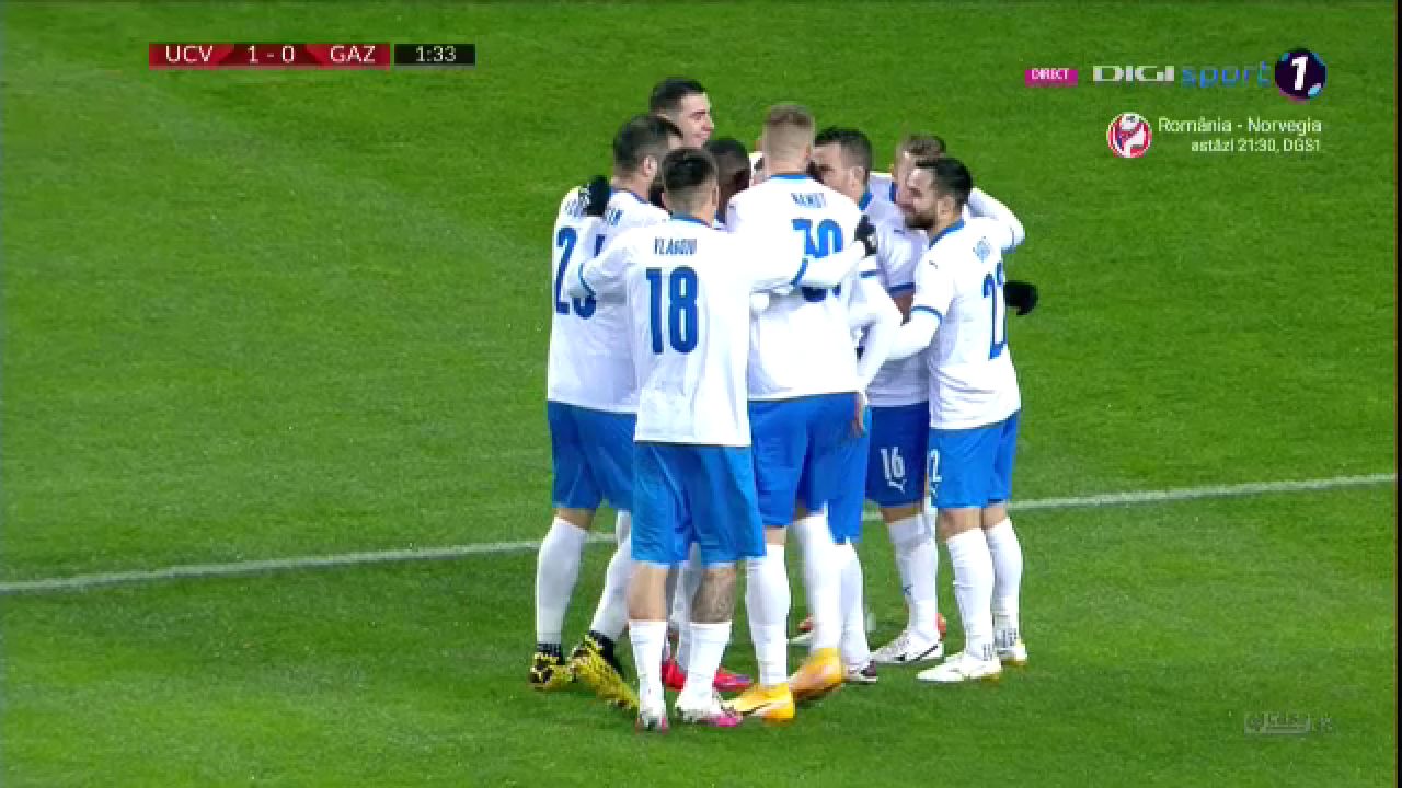 Universitatea Craiova 3-1 Gaz Metan | Oltenii se impun si raman la 2 puncte de FCSB! VEZI AICI tot ce s-a intamplat in meci_2