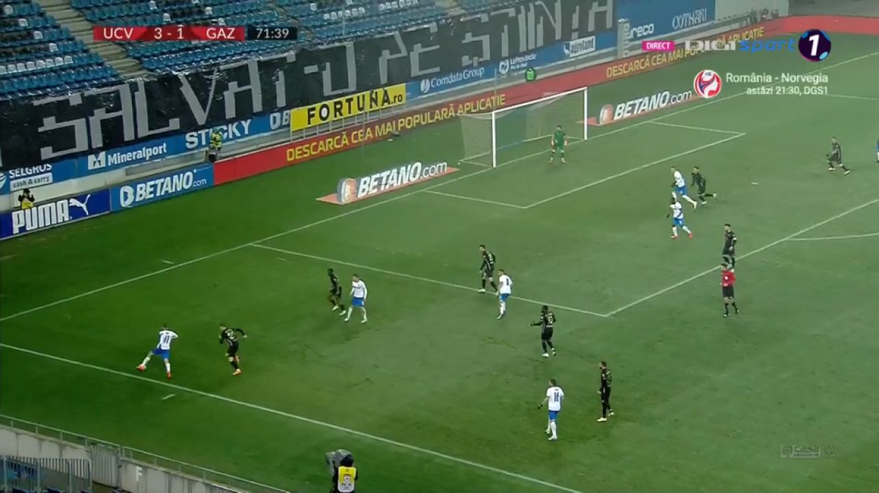 Universitatea Craiova 3-1 Gaz Metan | Oltenii se impun si raman la 2 puncte de FCSB! VEZI AICI tot ce s-a intamplat in meci_13