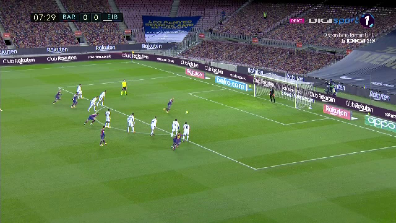 Messi, INGHETAT in tribuna! Nici in liga a 3-a nu vezi asa ceva: gol IREAL primit de Barcelona dupa o gafa colosala! Gol anulat cu VAR si penalty ratat. AICI golurile din Barcelona 1-1 Eibar_14