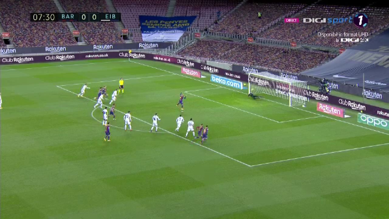 Messi, INGHETAT in tribuna! Nici in liga a 3-a nu vezi asa ceva: gol IREAL primit de Barcelona dupa o gafa colosala! Gol anulat cu VAR si penalty ratat. AICI golurile din Barcelona 1-1 Eibar_15