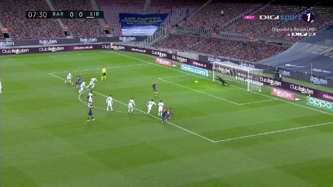 Messi, INGHETAT in tribuna! Nici in liga a 3-a nu vezi asa ceva: gol IREAL primit de Barcelona dupa o gafa colosala! Gol anulat cu VAR si penalty ratat. AICI golurile din Barcelona 1-1 Eibar_18