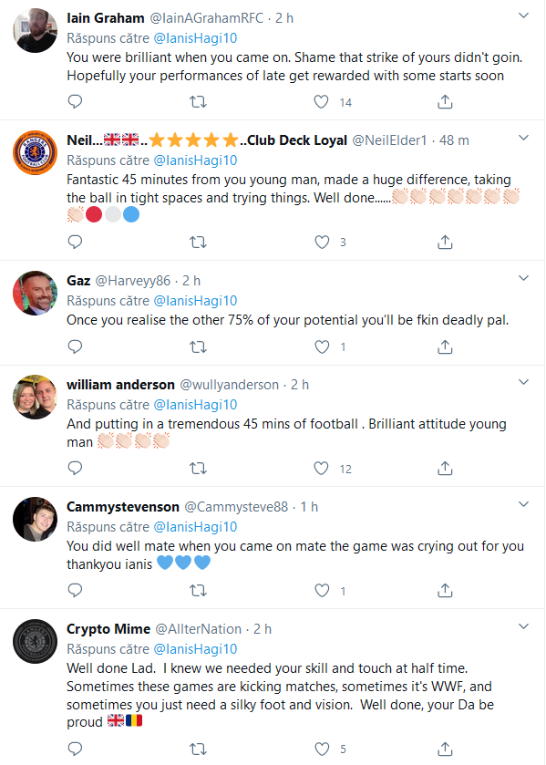 NEBUNIE pentru Ianis Hagi dupa derby-ul GIGANTIC cu Celtic! Fanii au intrat cu zecile de mii ca sa-i scrie! Ce au putut sa-i spuna_3