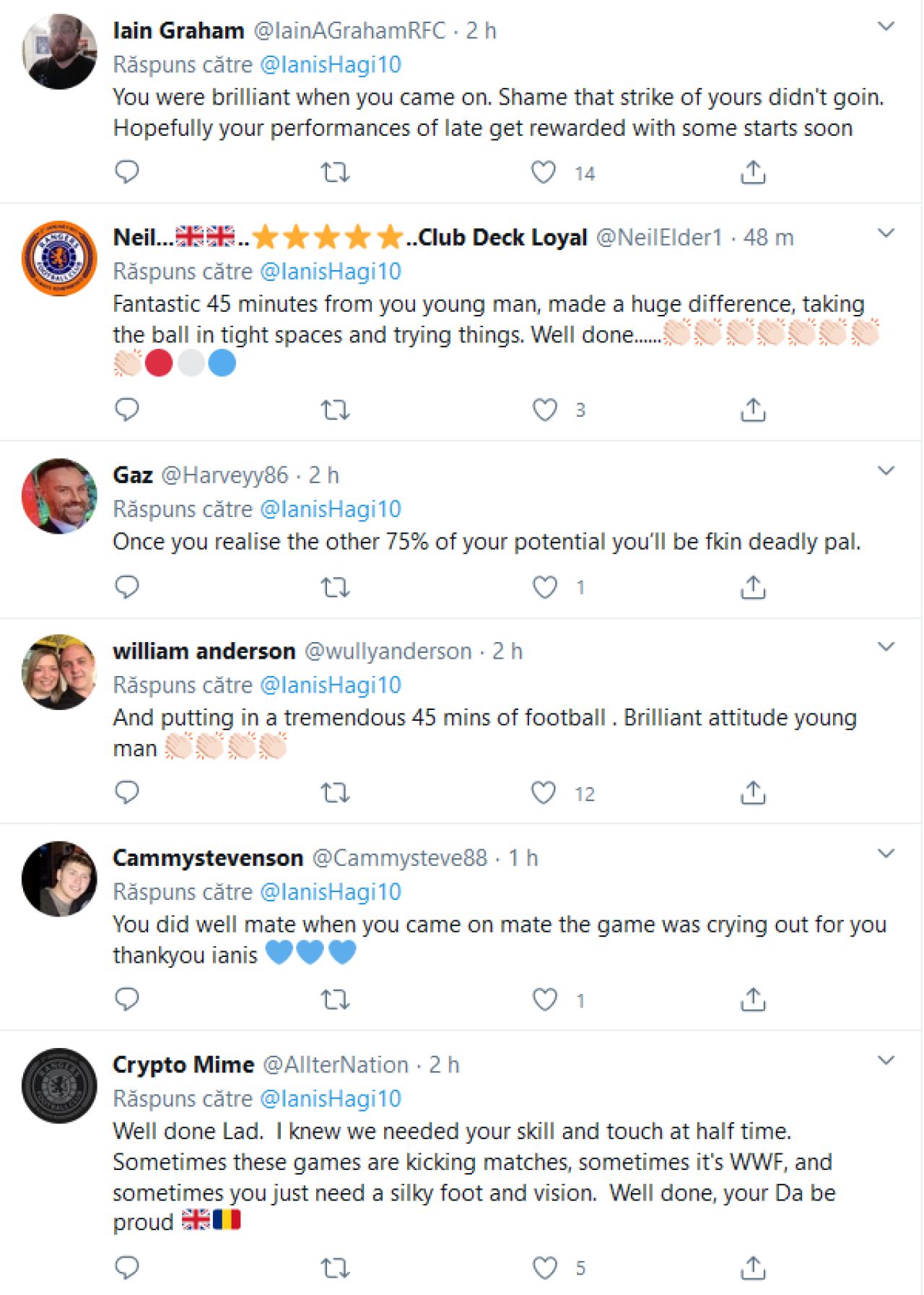 NEBUNIE pentru Ianis Hagi dupa derby-ul GIGANTIC cu Celtic! Fanii au intrat cu zecile de mii ca sa-i scrie! Ce au putut sa-i spuna_3