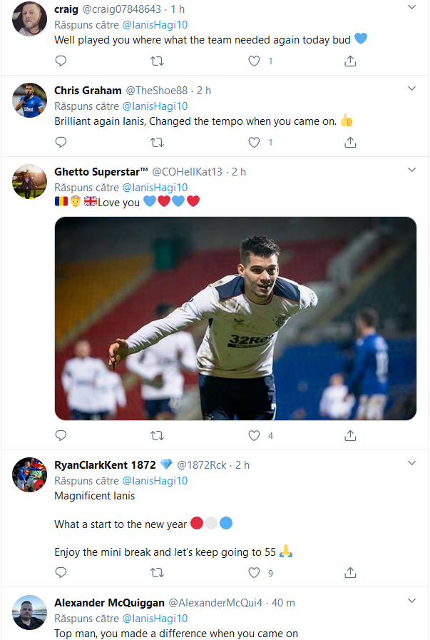 NEBUNIE pentru Ianis Hagi dupa derby-ul GIGANTIC cu Celtic! Fanii au intrat cu zecile de mii ca sa-i scrie! Ce au putut sa-i spuna_4