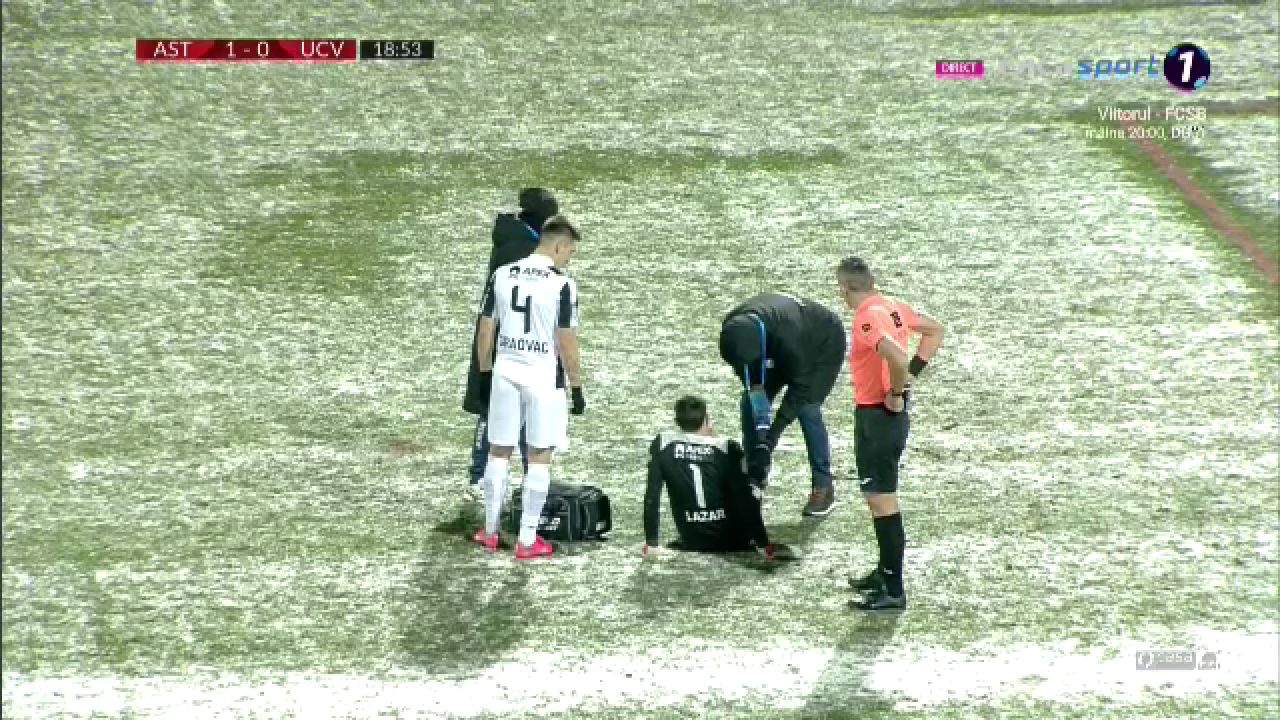 Zapada face PRIMA VICTIMA in Liga 1! Lazar s-a ACCIDENTAT dupa ce a alunecat si a fost inlocuit! Ce a patit portarul Astrei_6