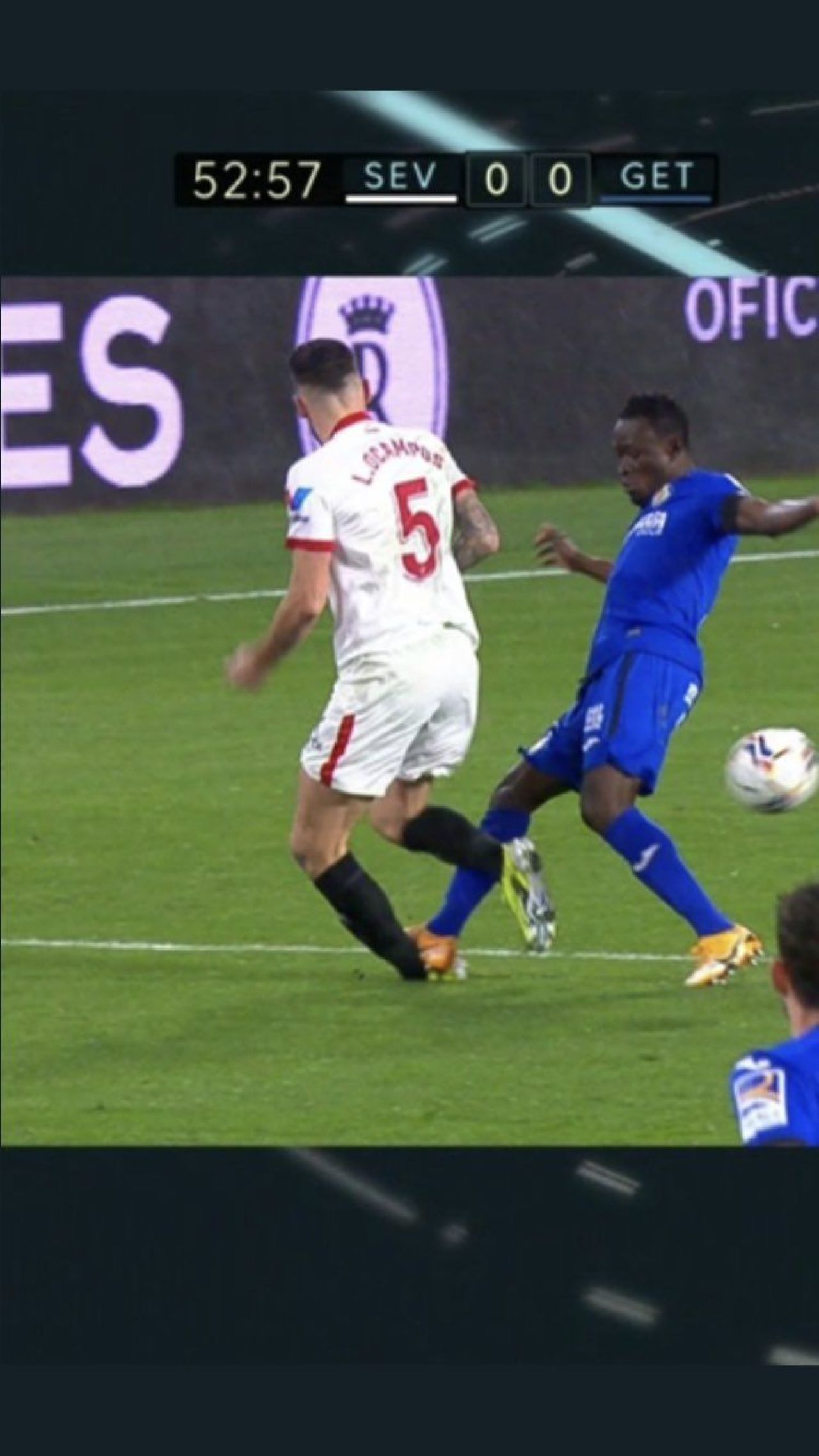 Atentie, imagini DURE! E faza care face inconjurul lumii: Ocampos a fost SCOS PE TARGA dupa un atac teribil! NEBUNIE in Sevilla - Getafe_1