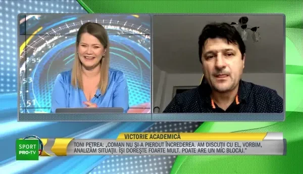 EXCLUSIV | Ilie Poenaru a dezvaluit ce metoda inedita a folosit pentru a-si motiva jucatorii inainte de victoria de senzatie cu FCSB! Ce spune despre intrarea in playoff