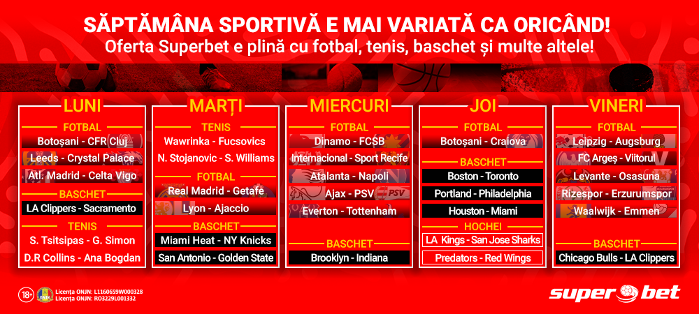 (P) Sprintul lui Atletico spre titlu, un nou Dinamo &ndash; FCSB sau lupta tenismenilor din Australia? Tu ce preferi saptamana aceasta?